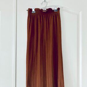 OAK & FORT Midi Pleated Skirt